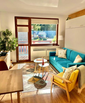 Sunny studio close to the slopes Borovetz